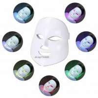 Козметична Led маска за лице със светлинна терапия, фотодинамична терапия, акне, бръчки, снимка 6 - Козметични уреди - 37601981