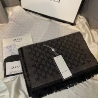 Мъжки луксозен шал в кутия реплика Gucci , снимка 1 - Шалове - 43717949