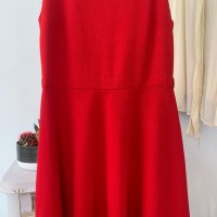 Червена рокля в размер L, снимка 5 - Рокли - 44086185