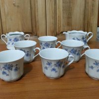   порцелан Бавария чаши за чай латиера захарница, снимка 1 - Антикварни и старинни предмети - 34960076