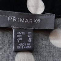 Primark - дълга черна  риза на бели точки, снимка 3 - Ризи - 28640924