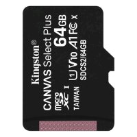 Карта памет Kingston Select Plus MicroSD, 64GB, Class 10, UHS-I, снимка 1 - Карти памет - 42970796