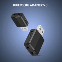 ПРОМО СТЕРЕО 3в1 bluetooth 5.0 блутут аудио адаптер приемник предавател за кола автомобил дом офис х, снимка 3 - Bluetooth тонколони - 27474939