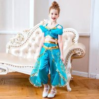 Парти костюми на Принцеса Жасмин от Аладин + ПОДАРЪК КОРОНКА, снимка 7 - Други - 44117939