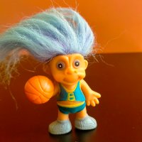 Играчка Кукла Трол Troll 6 см + коса, снимка 11 - Колекции - 40690996