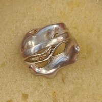 Масивен дизайнерски сребърен пръстен проба 925 и Житен клас , снимка 5 - Пръстени - 42988584