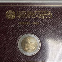 2 Euro Vatican 2021, снимка 3 - Нумизматика и бонистика - 35436600