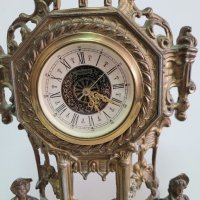 Настолен бароков часовник , снимка 2 - Антикварни и старинни предмети - 40827111