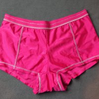Booty hot shorts L супер лъскави, розови дамски боксерки от ликра, снимка 5 - Бельо - 43290415