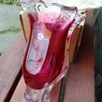 Винтидж ваза Мурано,оловен кристал,Нова с кутия, снимка 13 - Антикварни и старинни предмети - 35174605