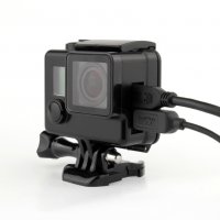 Защитен корпус Black Series отворен тип/sceleton за GoPro Hero 3/3+/4, снимка 4 - Камери - 26863417