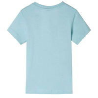 Детска тениска, светла аква, 104（SKU:12260, снимка 1 - Детски тениски и потници - 44871638