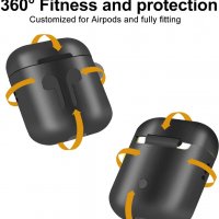Нов Защитен Метален калъф за корпуса кутия на слушалки Apple Airpods 1 и 2, снимка 3 - Други - 33615762