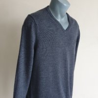 Fred Perry 100% Merino Wool Mens Size M  ОРИГИНАЛ! Мъжки Пуловер!, снимка 6 - Пуловери - 43201367