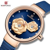 Дамски часовник NAVIFORCE Blue/Gold 5013 RGBEBE., снимка 2 - Дамски - 34723865