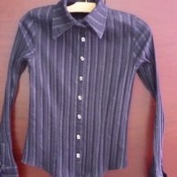 Дамска риза с дълъг ръкав С-М, снимка 1 - Ризи - 39090477