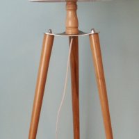 Комплект настолна лампа и лампион триподи, снимка 4 - Лампиони - 26951121