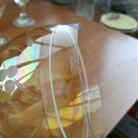 Стъклени чаши гравирани, снимка 6 - Антикварни и старинни предмети - 36992197