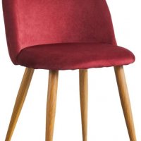 Стол бордо / комплект от два трапезни стола / столове с мека седалка и облегалка МОДЕЛ 77, снимка 2 - Столове - 33460102