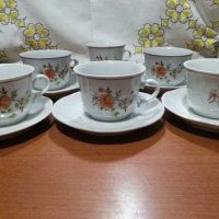 Стар български порцелан чаши за чай , снимка 5 - Антикварни и старинни предмети - 43689936