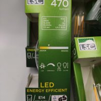 LSC LED лампа крушка с филамент димируема 4.5 watt Е14, снимка 5 - Крушки - 40737619