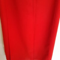 Червена дълга рокля с отстъпка, снимка 4 - Рокли - 33419685