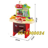 ПРОМО! Детска кухня с аксесоари звуци и светлини, червена, снимка 3 - Други - 43069890
