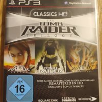 The Tomb Raider Triology Classics HD 45лв.Лара крофт Колекционерско изданиеИгра за PS3 Playstation 3, снимка 1 - Игри за PlayStation - 40340731
