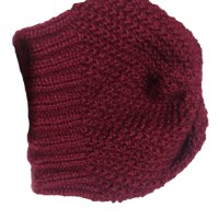 Дамски ръчно плетен комплект  : шапка и шал, снимка 5 - Шапки - 43342615