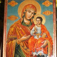 Икона на Дева Мария с Младенеца, снимка 10 - Икони - 22667772