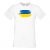Мъжка тениска Ukraine Flag 2 ,спасете Украйна, спрете войната,, снимка 5 - Тениски - 37215618
