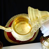 Марокански чайник,кана,месинг,маркиран. , снимка 8 - Антикварни и старинни предмети - 40147286