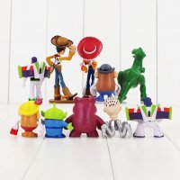 10 бр Toy Story Играта на играчките пластмасови фигурки PVC за игра и украса торта топер,, снимка 2 - Фигурки - 33117981