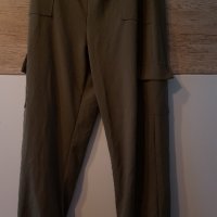 Голям размер ХЛ милитъри зелено карго джобове панталон, снимка 1 - Панталони - 33470829
