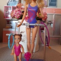 Барби и Челси гимнастички , снимка 1 - Кукли - 44094765