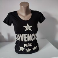 Тениска Givenchy черна, снимка 2 - Тениски - 36594380