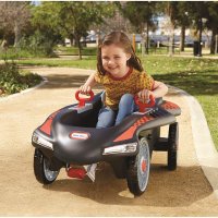 Детска Спортна Кола за Каране с Педали и Завиващи Задни Гуми Little Tikes , снимка 4 - Детски велосипеди, триколки и коли - 27554622