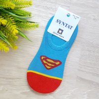 2182 Детски чорапи за момчета с емблеми Спайдърмен Супермен Батман, снимка 5 - Чорапи - 32993021
