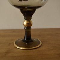 Ваза и чаша от калиево стъкло 1980 г, снимка 5 - Вази - 43945562