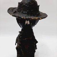 Стара статуетка, черно дете(4.4), снимка 5 - Антикварни и старинни предмети - 43550792