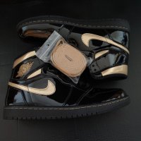 Нови Обувки Nike Air Jordan 1 Metalic  High оригинални перфектни Кецове Маратонки Обувки размер 43 , снимка 6 - Други - 37636499