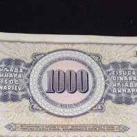 Стара банкнота 1000 динара 1981г. Югославия много красива за КОЛЕКЦИОНЕРИ 40709, снимка 8 - Нумизматика и бонистика - 43129069