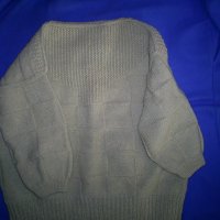 ръчно плетен пуловер от 100 %  домашна вълна, снимка 6 - Блузи с дълъг ръкав и пуловери - 35467192