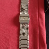 Модерен дизайн дамски часовник ON TIME QUARTZ с кристали много красив стилен дизайн 41758, снимка 4 - Дамски - 43786539