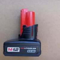 Мilwaukee 12v М12 3.0ah батерия оригинална, снимка 1 - Други инструменти - 43675032