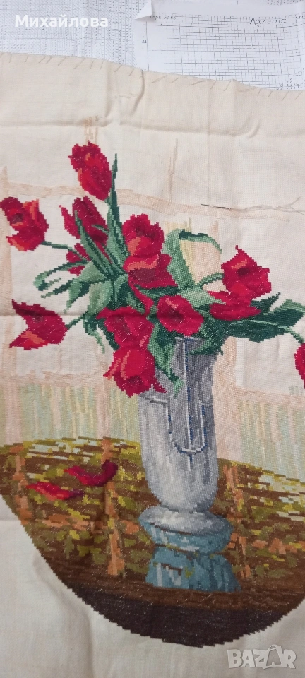 Гоблен за довършване "Лалета" от Вилер , снимка 1