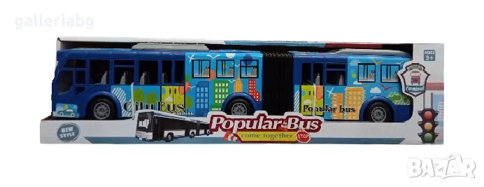 Голям детски шарен автобус, снимка 1