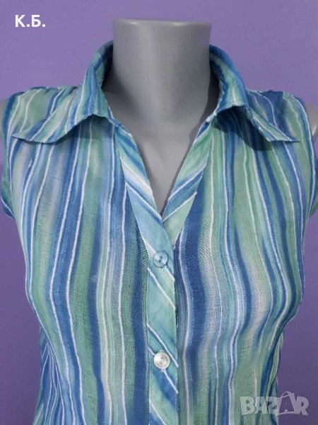 Елегантна дамска риза без ръкав р-р S/M, снимка 1