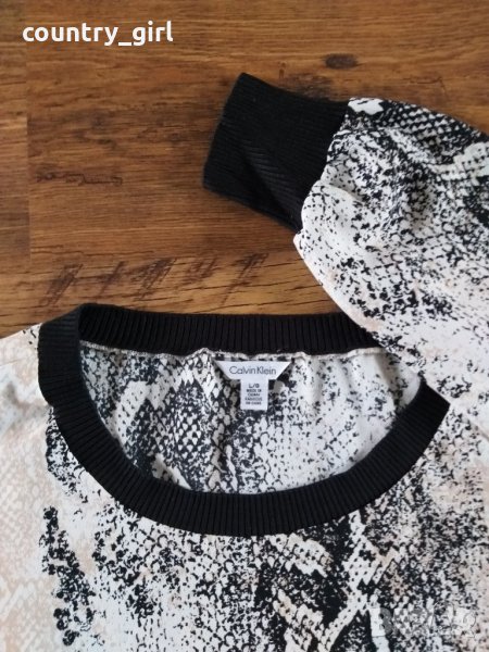 Calvin Klein Tenim - страхотна дамска блуза КАТО НОВА, снимка 1