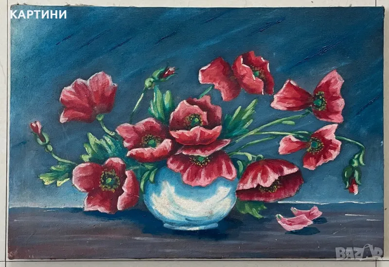 Майсторска картина - Натюрморт 1968 г., снимка 1